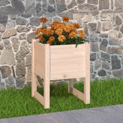 vidaXL Pflanzkübel 40x40x52,5 cm Massivholz Kiefer
