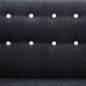Sofa L-Form Stoff 171,5x138x81,5 cm Dunkelgrau Sofa L-Form Stoff 171,5x138x81,5 cm Dunkelgrau