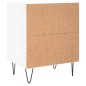 vidaXL Nachttische 2 Stk. Hochglanz-Weiß 40x30x50 cm Holzwerkstoff vidaXL Nachttische 2 Stk. Hochglanz-Weiß 40x30x50 cm Holzwerkstoff