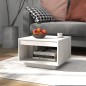 vidaXL Couchtisch Weiß 50x50x33,5 cm Kiefer Massivholz vidaXL Couchtisch Weiß 50x50x33,5 cm Kiefer Massivholz