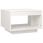 vidaXL Couchtisch Weiß 50x50x33,5 cm Kiefer Massivholz vidaXL Couchtisch Weiß 50x50x33,5 cm Kiefer Massivholz