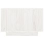 vidaXL Couchtisch Weiß 50x50x33,5 cm Kiefer Massivholz vidaXL Couchtisch Weiß 50x50x33,5 cm Kiefer Massivholz