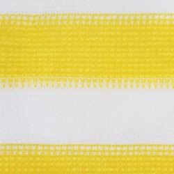 vidaXL Balkon-Sichtschutz Gelb und Weiß 75x300 cm HDPE