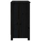 vidaXL Bücherregal Schwarz 80x35x68 cm Massivholz Kiefer vidaXL Bücherregal Schwarz 80x35x68 cm Massivholz Kiefer