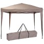 ProGarden Partyzelt Easy-Up 300x300x245 cm Taupe ProGarden Partyzelt Easy-Up 300x300x245 cm Taupe