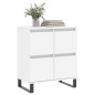 vidaXL Sideboard Weiß 60x35x70 cm Holzwerkstoff vidaXL Sideboard Weiß 60x35x70 cm Holzwerkstoff