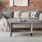 vidaXL Couchtisch Grau Sonoma 60x50x40 cm Holzwerkstoff vidaXL Couchtisch Grau Sonoma 60x50x40 cm Holzwerkstoff
