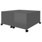 vidaXL Couchtisch Hochglanz-Grau 75x75x38 cm Holzwerkstoff vidaXL Couchtisch Hochglanz-Grau 75x75x38 cm Holzwerkstoff