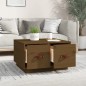 vidaXL Couchtisch Honigbraun 60x53x35 cm Massivholz Kiefer vidaXL Couchtisch Honigbraun 60x53x35 cm Massivholz Kiefer