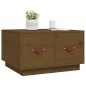 vidaXL Couchtisch Honigbraun 60x53x35 cm Massivholz Kiefer vidaXL Couchtisch Honigbraun 60x53x35 cm Massivholz Kiefer