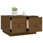 vidaXL Couchtisch Honigbraun 60x53x35 cm Massivholz Kiefer vidaXL Couchtisch Honigbraun 60x53x35 cm Massivholz Kiefer