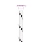 vidaXL Bootsseil Geflochten Weiß 14 mmx25 m Polyester vidaXL Bootsseil Geflochten Weiß 14 mmx25 m Polyester