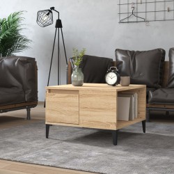 vidaXL Couchtisch Sonoma-Eiche 55x55x36,5 cm Holzwerkstoff