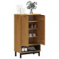 vidaXL Schuhschrank FLAM 59,5x35x107 cm Massivholz Kiefer
