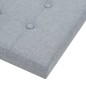 vidaXL Hocker mit Stauraum Hellgrau Leinenoptik vidaXL Hocker mit Stauraum Hellgrau Leinenoptik