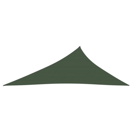 vidaXL Sonnensegel 160 g/m² Dunkelgrün 4x5x6,8 m HDPE