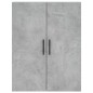 Highboard Betongrau 69,5x34x180 cm Holzwerkstoff Highboard Betongrau 69,5x34x180 cm Holzwerkstoff
