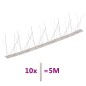 vidaXL 10-tlg. Taubenabwehr Spikes-Set Edelstahl 5 m 5-reihig vidaXL 10-tlg. Taubenabwehr Spikes-Set Edelstahl 5 m 5-reihig