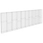 vidaXL Gabionenwand mit Abdeckung Verzinkter Stahl 600×30×200 cm vidaXL Gabionenwand mit Abdeckung Verzinkter Stahl 600×30×200 cm