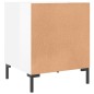 vidaXL Nachttische 2 Stk. Hochglanz-Weiß 40x40x50 cm Holzwerkstoff vidaXL Nachttische 2 Stk. Hochglanz-Weiß 40x40x50 cm Holzwerkstoff