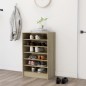 vidaXL Schuhschrank Sonoma-Eiche 60x35x92 cm Holzwerkstoff vidaXL Schuhschrank Sonoma-Eiche 60x35x92 cm Holzwerkstoff