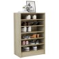 vidaXL Schuhschrank Sonoma-Eiche 60x35x92 cm Holzwerkstoff vidaXL Schuhschrank Sonoma-Eiche 60x35x92 cm Holzwerkstoff