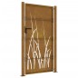 vidaXL Gartentor 105x205 cm Cortenstahl Gras-Design vidaXL Gartentor 105x205 cm Cortenstahl Gras-Design