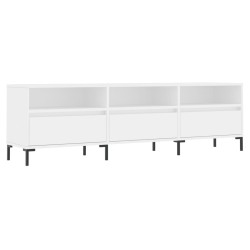 vidaXL TV-Schrank Weiß 150x30x44,5 cm Holzwerkstoff
