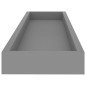 vidaXL Loggia Wandregale 2 Stk. Grau 80x15x4 cm MDF vidaXL Loggia Wandregale 2 Stk. Grau 80x15x4 cm MDF