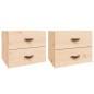 vidaXL Wand-Nachttische 2 Stk. 50x36x40 cm vidaXL Wand-Nachttische 2 Stk. 50x36x40 cm