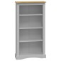 vidaXL Bücherschrank 4 Fächer Mexiko-Stil Kiefernholz Grau 81x29x150cm vidaXL Bücherschrank 4 Fächer Mexiko-Stil Kiefernholz Grau 81x29x150cm