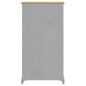 vidaXL Bücherschrank 4 Fächer Mexiko-Stil Kiefernholz Grau 81x29x150cm vidaXL Bücherschrank 4 Fächer Mexiko-Stil Kiefernholz Grau 81x29x150cm