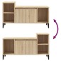 vidaXL TV-Schrank Sonoma-Eiche 100x35x55 cm Holzwerkstoff vidaXL TV-Schrank Sonoma-Eiche 100x35x55 cm Holzwerkstoff