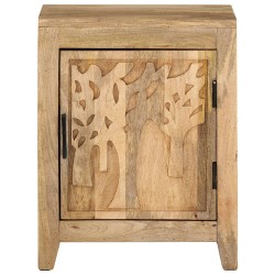 vidaXL Nachttisch 40x30x50 cm Massivholz Mango