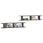 vidaXL Wandregale 2 Stk. Grau 105x18x20 cm Holzwerkstoff vidaXL Wandregale 2 Stk. Grau 105x18x20 cm Holzwerkstoff
