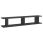 vidaXL Wandregale 2 Stk. Grau 105x18x20 cm Holzwerkstoff vidaXL Wandregale 2 Stk. Grau 105x18x20 cm Holzwerkstoff