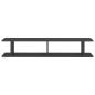 vidaXL Wandregale 2 Stk. Grau 105x18x20 cm Holzwerkstoff vidaXL Wandregale 2 Stk. Grau 105x18x20 cm Holzwerkstoff