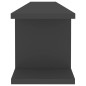 vidaXL Wandregale 2 Stk. Grau 105x18x20 cm Holzwerkstoff vidaXL Wandregale 2 Stk. Grau 105x18x20 cm Holzwerkstoff