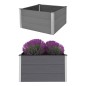 vidaXL Garten-Hochbeet WPC 100 x 100 x 54 cm Grau vidaXL Garten-Hochbeet WPC 100 x 100 x 54 cm Grau