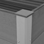 vidaXL Garten-Hochbeet WPC 100 x 100 x 54 cm Grau vidaXL Garten-Hochbeet WPC 100 x 100 x 54 cm Grau