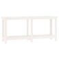 vidaXL Werkbank Weiß 180x50x80 cm Massivholz Kiefer vidaXL Werkbank Weiß 180x50x80 cm Massivholz Kiefer