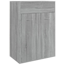 vidaXL Schuhschrank Grau Sonoma 60x35x84 cm Holzwerkstoff