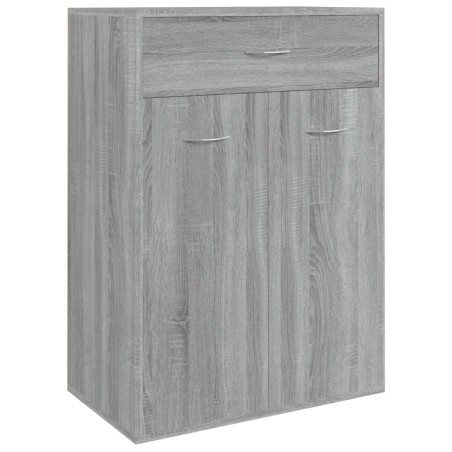 vidaXL Schuhschrank Grau Sonoma 60x35x84 cm Holzwerkstoff