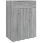 vidaXL Schuhschrank Grau Sonoma 60x35x84 cm Holzwerkstoff vidaXL Schuhschrank Grau Sonoma 60x35x84 cm Holzwerkstoff