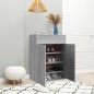 vidaXL Schuhschrank Grau Sonoma 60x35x84 cm Holzwerkstoff vidaXL Schuhschrank Grau Sonoma 60x35x84 cm Holzwerkstoff