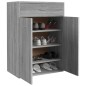 vidaXL Schuhschrank Grau Sonoma 60x35x84 cm Holzwerkstoff vidaXL Schuhschrank Grau Sonoma 60x35x84 cm Holzwerkstoff