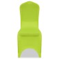 vidaXL Stretch Stuhlbezug 6 Stück Grün vidaXL Stretch Stuhlbezug 6 Stück Grün