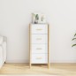 vidaXL Highboard Weiß 42x38x90 cm Holzwerkstoff vidaXL Highboard Weiß 42x38x90 cm Holzwerkstoff