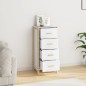 vidaXL Highboard Weiß 42x38x90 cm Holzwerkstoff vidaXL Highboard Weiß 42x38x90 cm Holzwerkstoff
