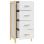 vidaXL Highboard Weiß 42x38x90 cm Holzwerkstoff vidaXL Highboard Weiß 42x38x90 cm Holzwerkstoff